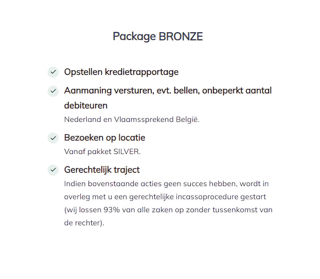 Pakket Bronze